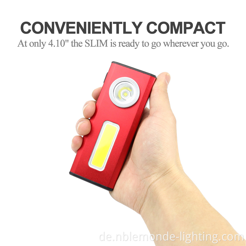 Pocketable USB Rechargeable Magnetic LED Work Light